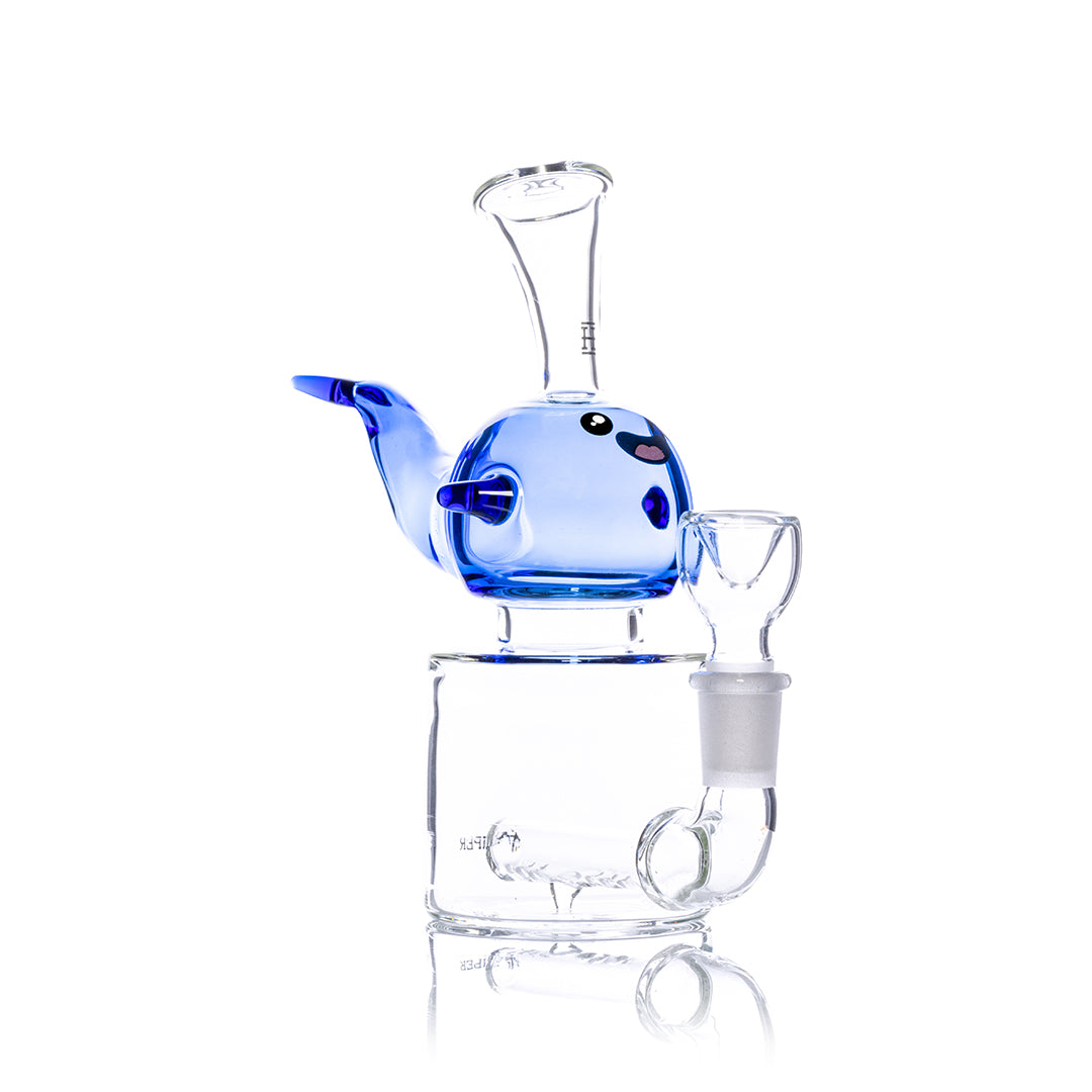 Hemper Blue Whale Glass Bong