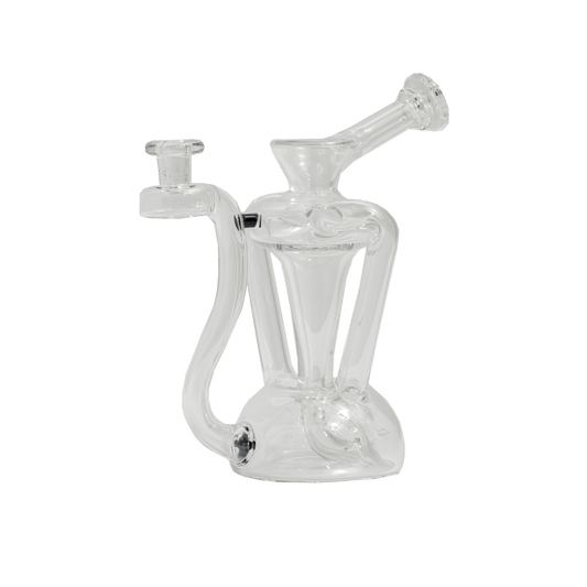 Boro Brothers | Hollow Bottom Recycler B | Worm Glass