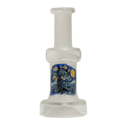 Boro Brothers | Starry Night Minitube | Halliecat Glass