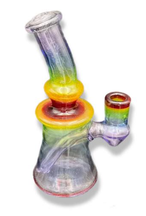 Boro Brothers | Rainbow Fade Banger Hanger | Sweeney Glass