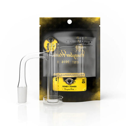 Black Line Honey Tower Quartz Banger (14mm, 90°)