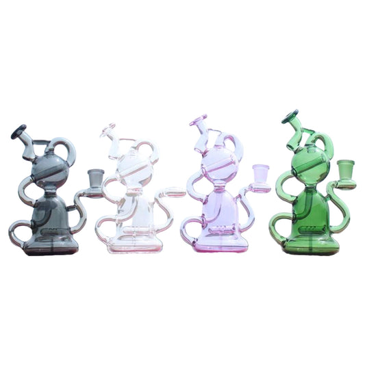 Planet Nugg 2.7" Recycler Mini Bong