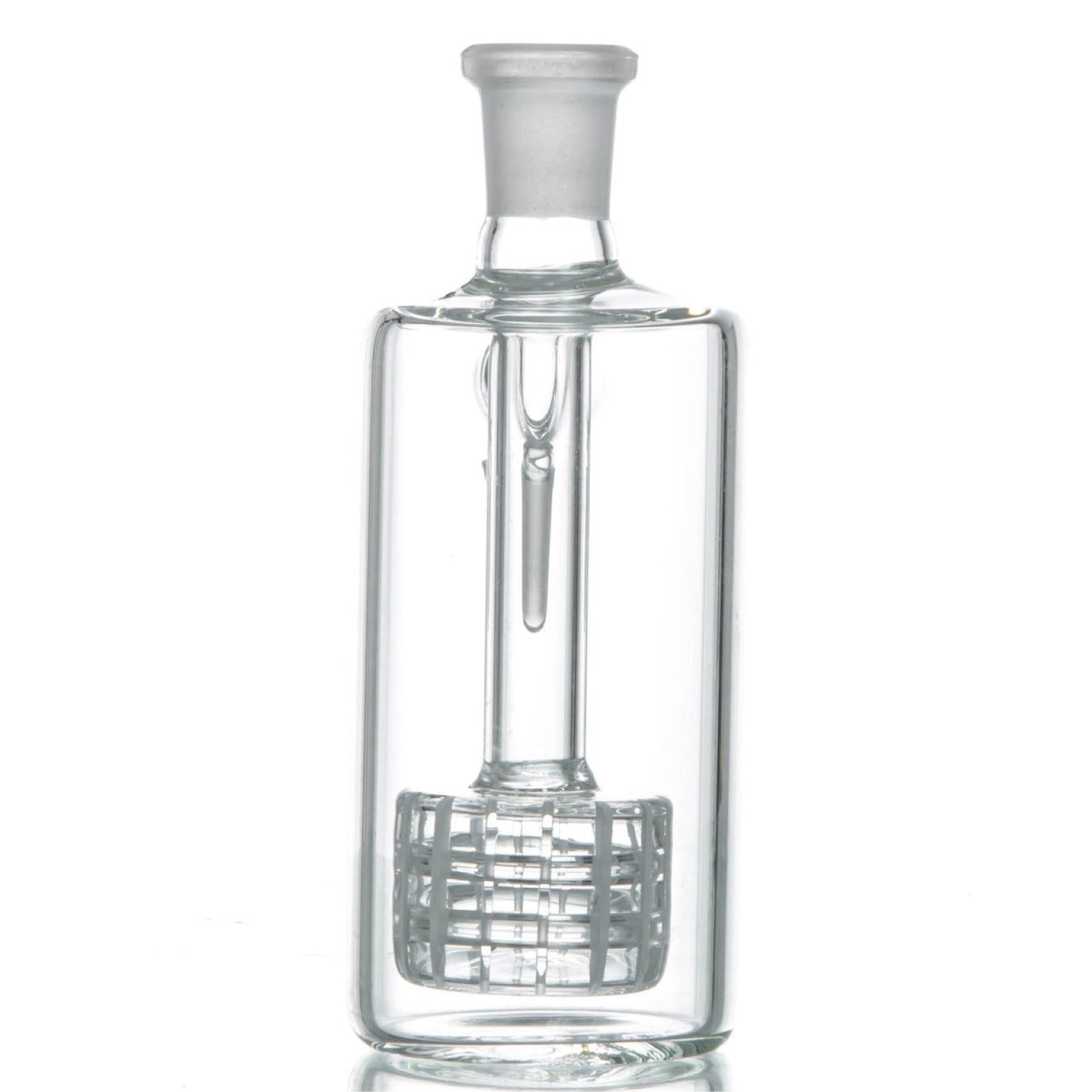CaliConnected Clear Glass Matrix Perc Ashcatcher