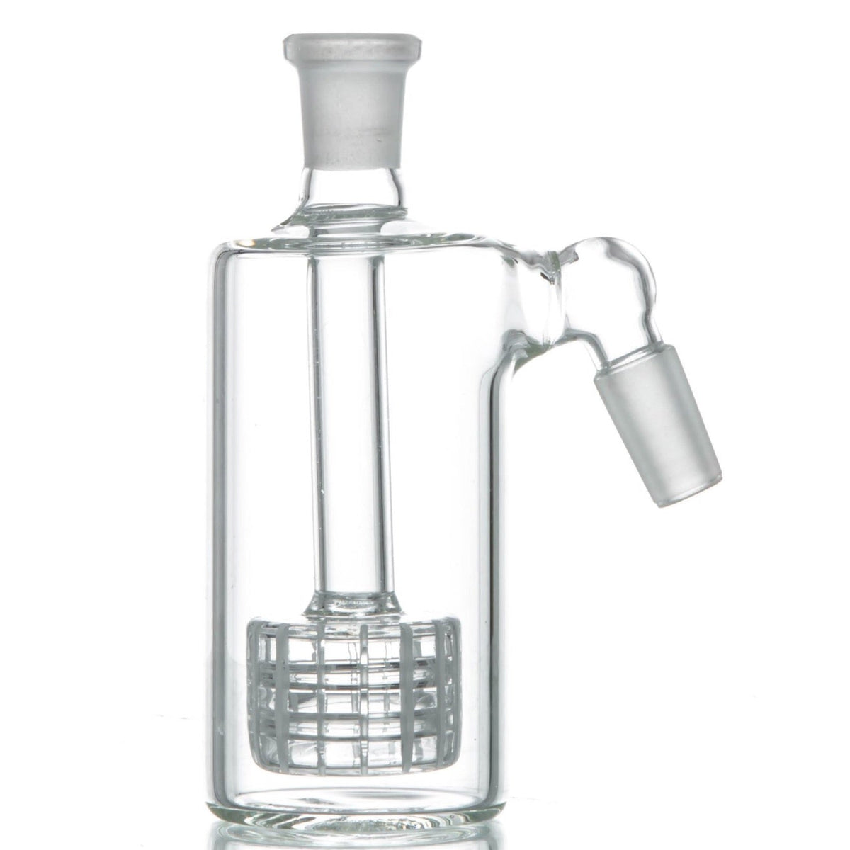 CaliConnected Clear Glass Matrix Perc Ashcatcher