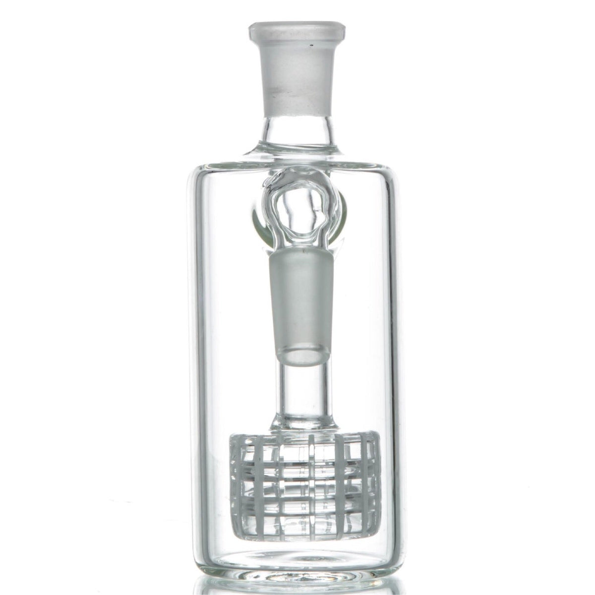 CaliConnected Clear Glass Matrix Perc Ashcatcher