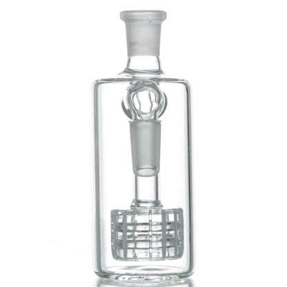 CaliConnected Clear Glass Matrix Perc Ashcatcher