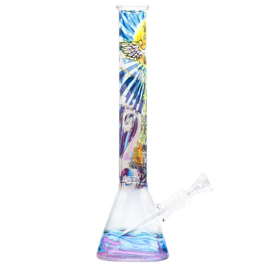 Cirrus Glass 13.5” Beaker Bong - Multiple Designs!