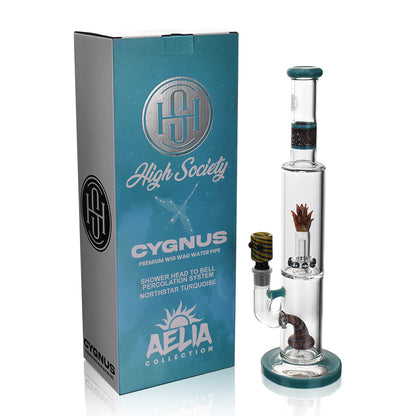 High Society 15" Cygnus Premium Wig Wag Bong