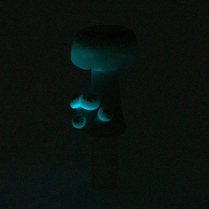Empire Glassworks Funglow Mushroom Bong Bowl UV Light