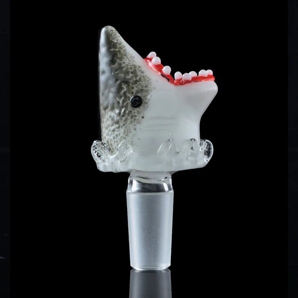 Empire Glassworks Jawsome Shark Bowl Piece 🦈