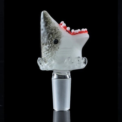 Empire Glassworks Jawsome Shark Bowl Piece 🦈