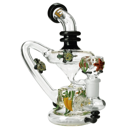 Empire Glassworks East Australian Current Mini Recycler Bong 🐠