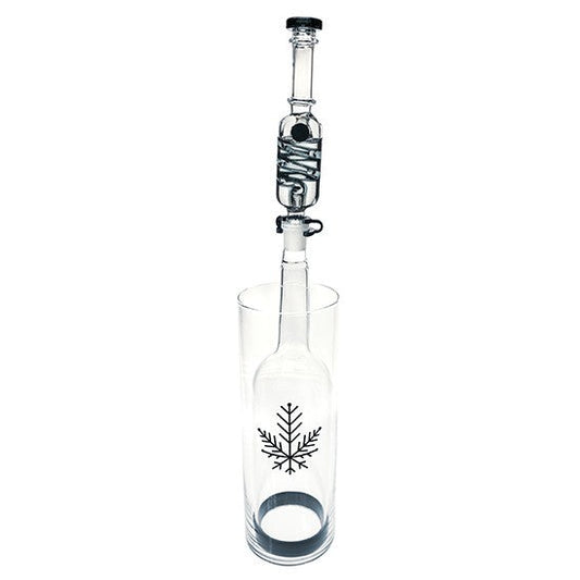 Freeze Pipe Gravity Bong Spiraling Coil