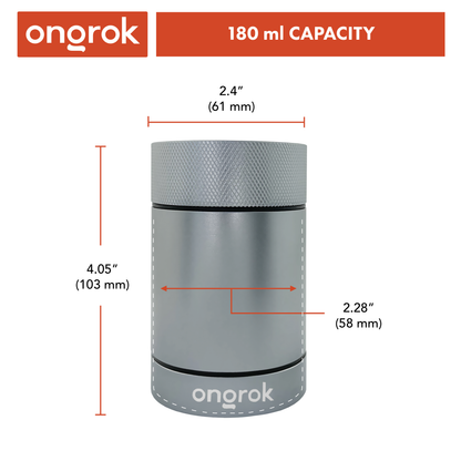 Ongrok Aluminum Metal Storage Jar
