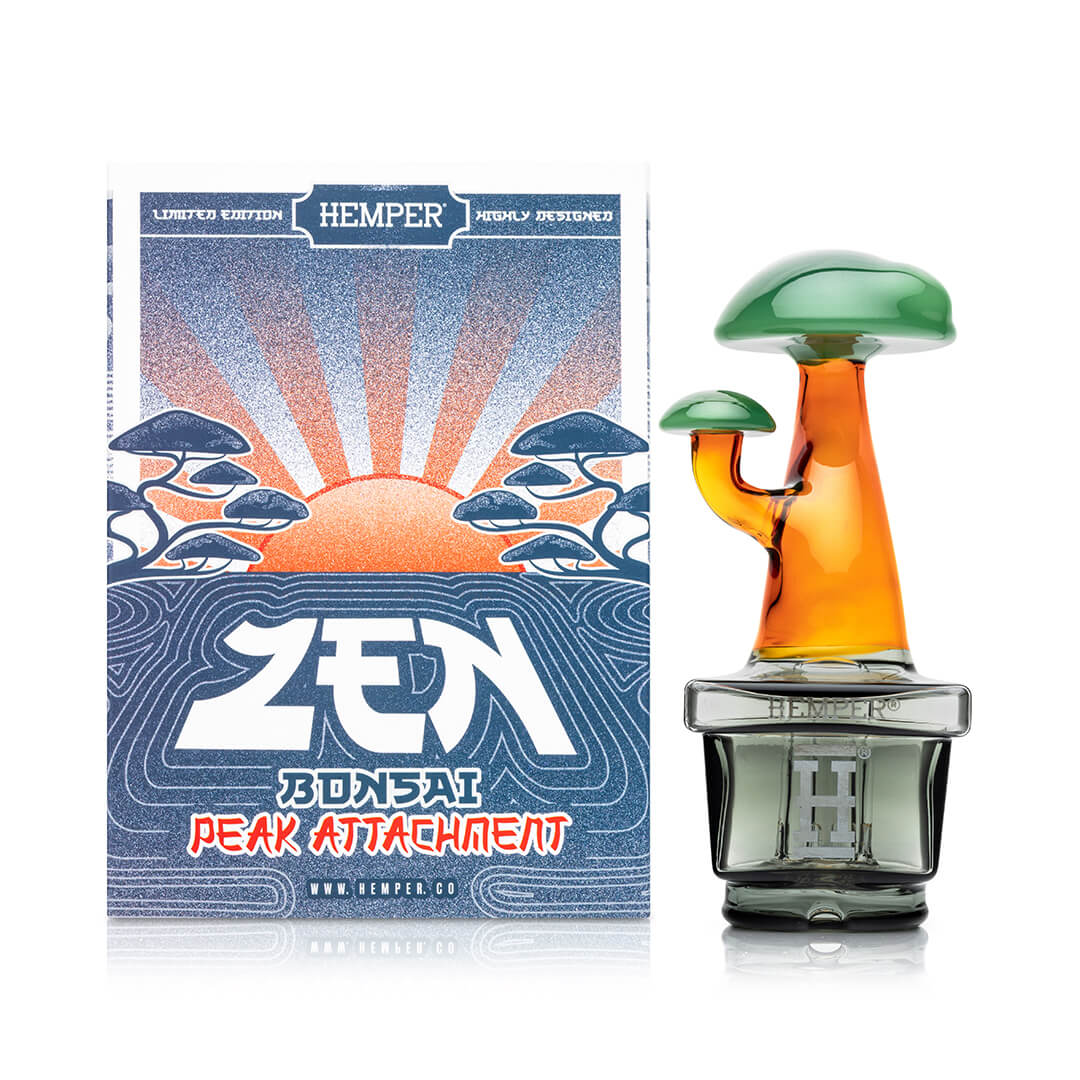 Hemper Zen Bonsai Puffco Peak Glass Top