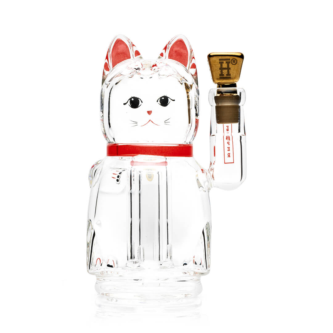 Lucky Money Cat Puffco Peak Glass Bubbler Attachment