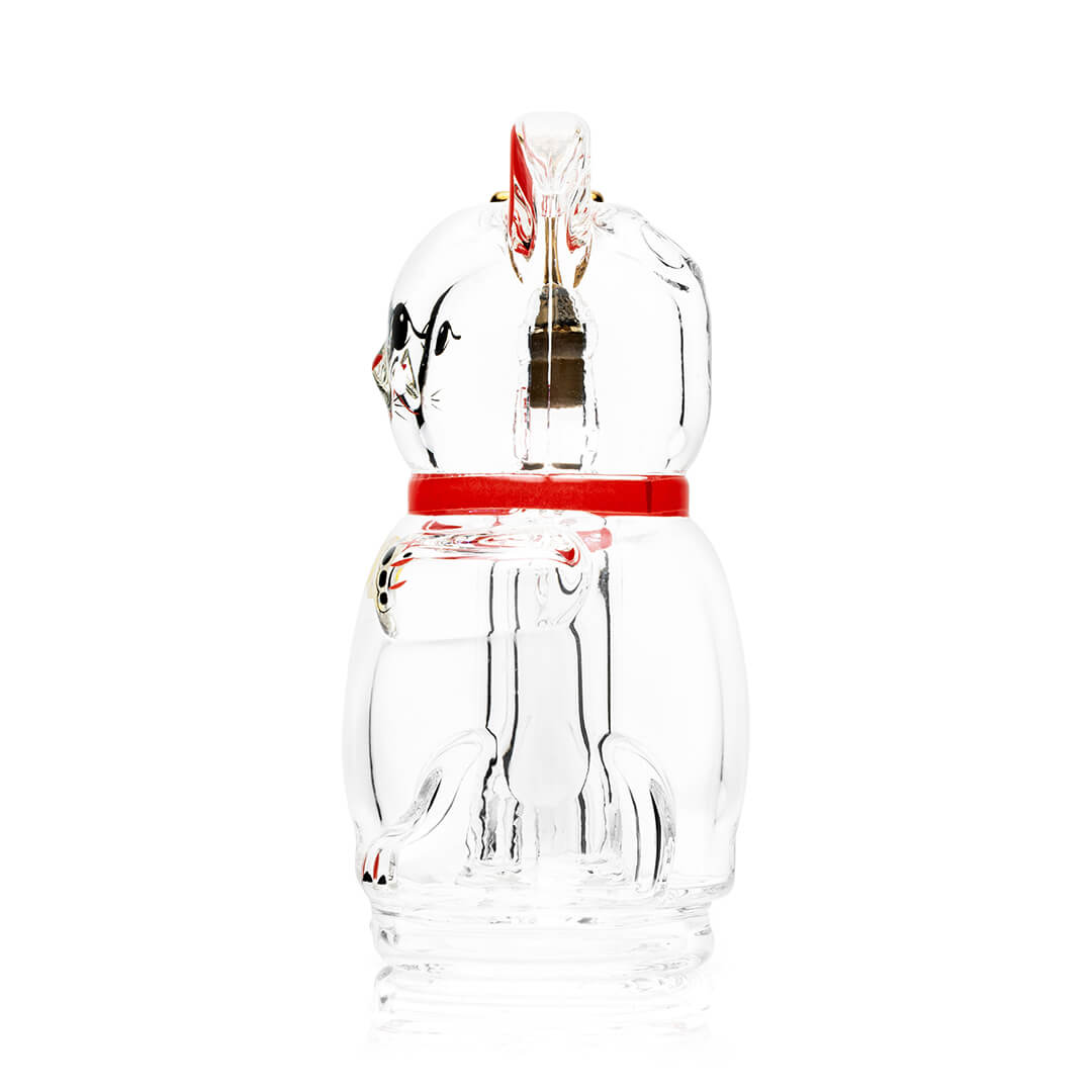 Lucky Money Cat Puffco Peak Glass Bubbler Attachment