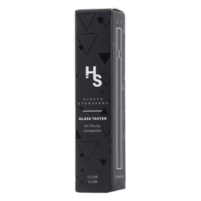 Higher Standards Clear Glass Taster Pipe