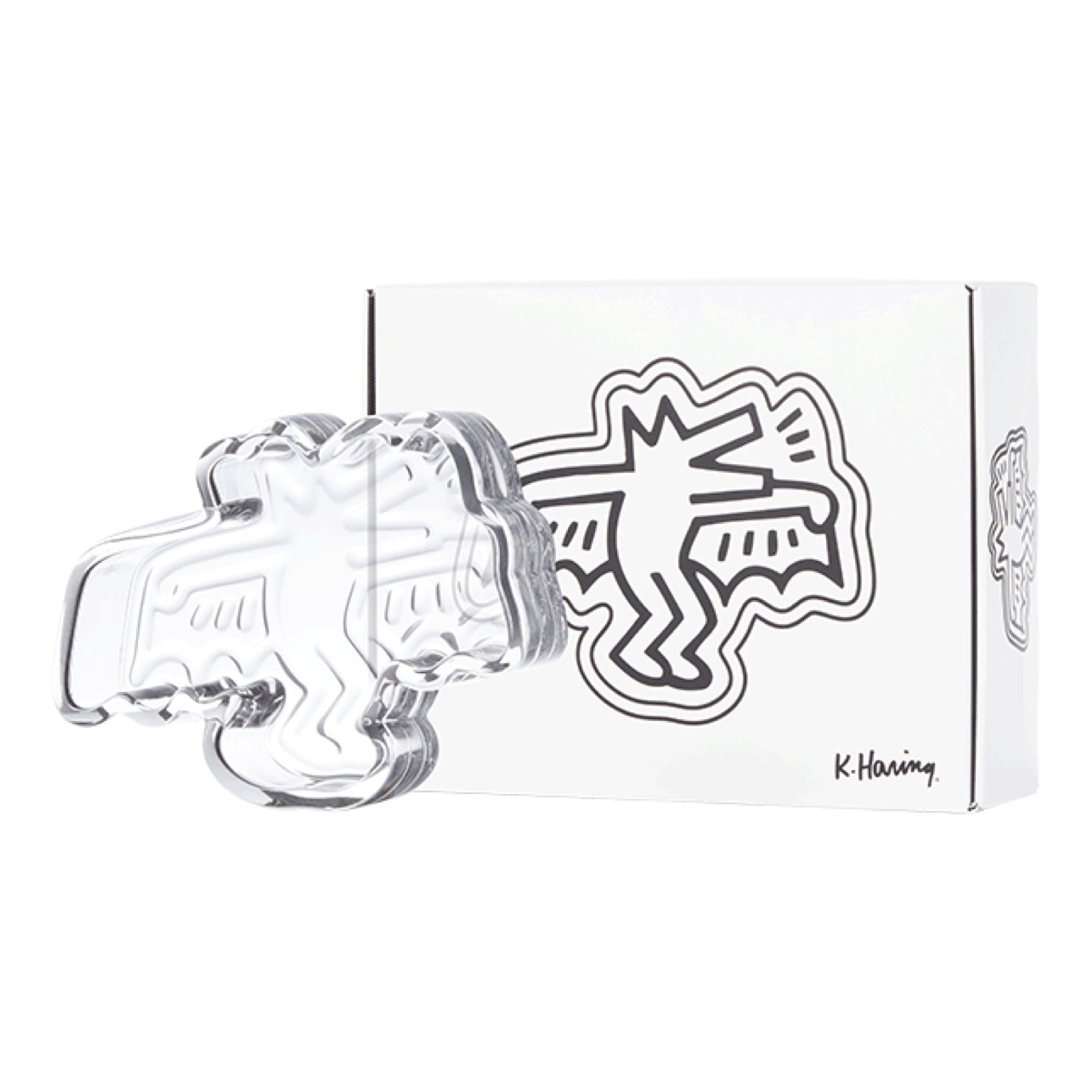 K. Haring “Dog Bat” Crystal Glass Catchall