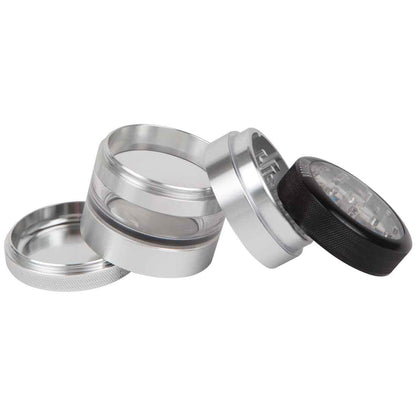 Kannastor 2.2” Clear Top Jar Body 4pc Grinder