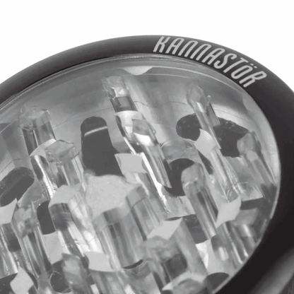 Kannastor 2.2” Clear Top Jar Body 4pc Grinder