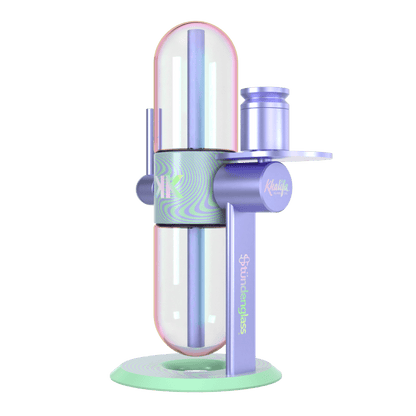 Khalifa x Stündenglass Gravity Pipe - Violet Sky / Mints Side