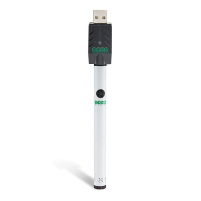 Ooze Slim Twist Vape Pen Battery 2.0 Ghost White