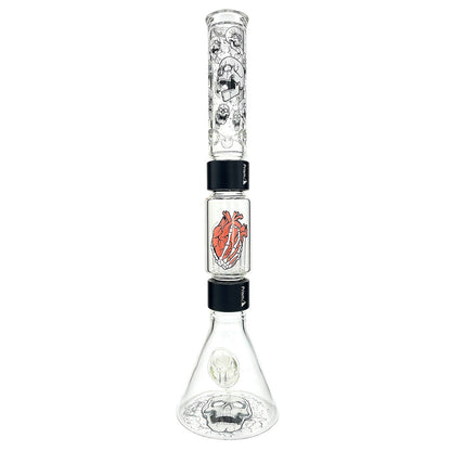 Prism Pipes Skull Beaker Bong