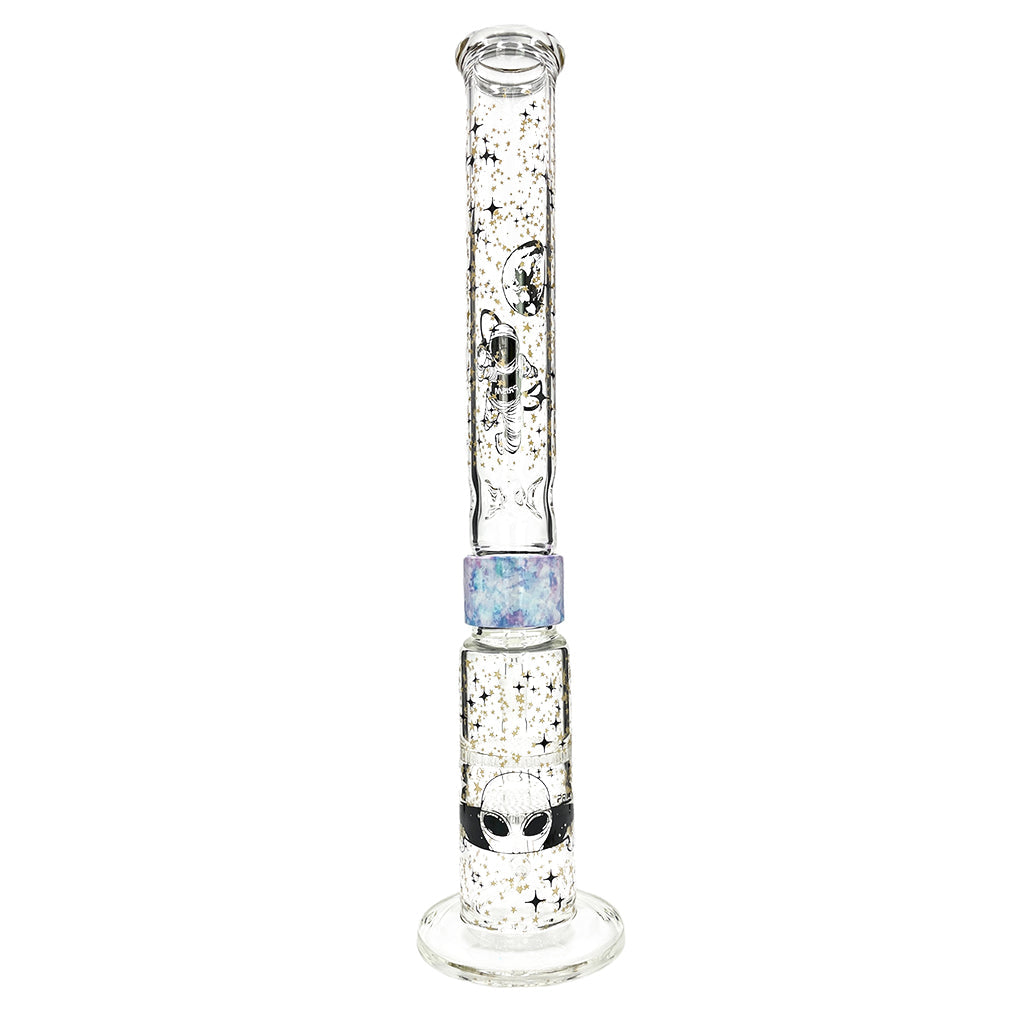 Prism Pipes 19” Spaced Out Honeycomb Perc Straight Tube Bong