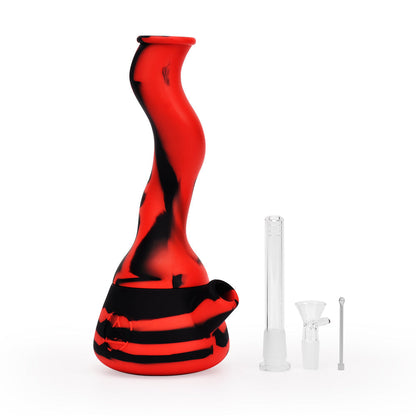 Ritual 10” Wavy Silicone Beaker Bong