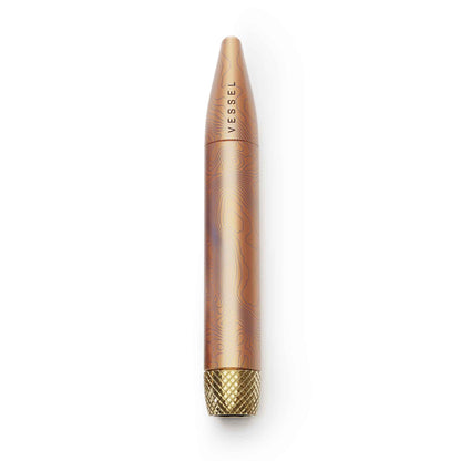 Vessel 3.5” Helix Metal One-Hitter Pipe