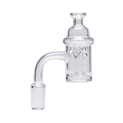 XL Flat Top Quartz Banger Nail w. UV Terp Pearls