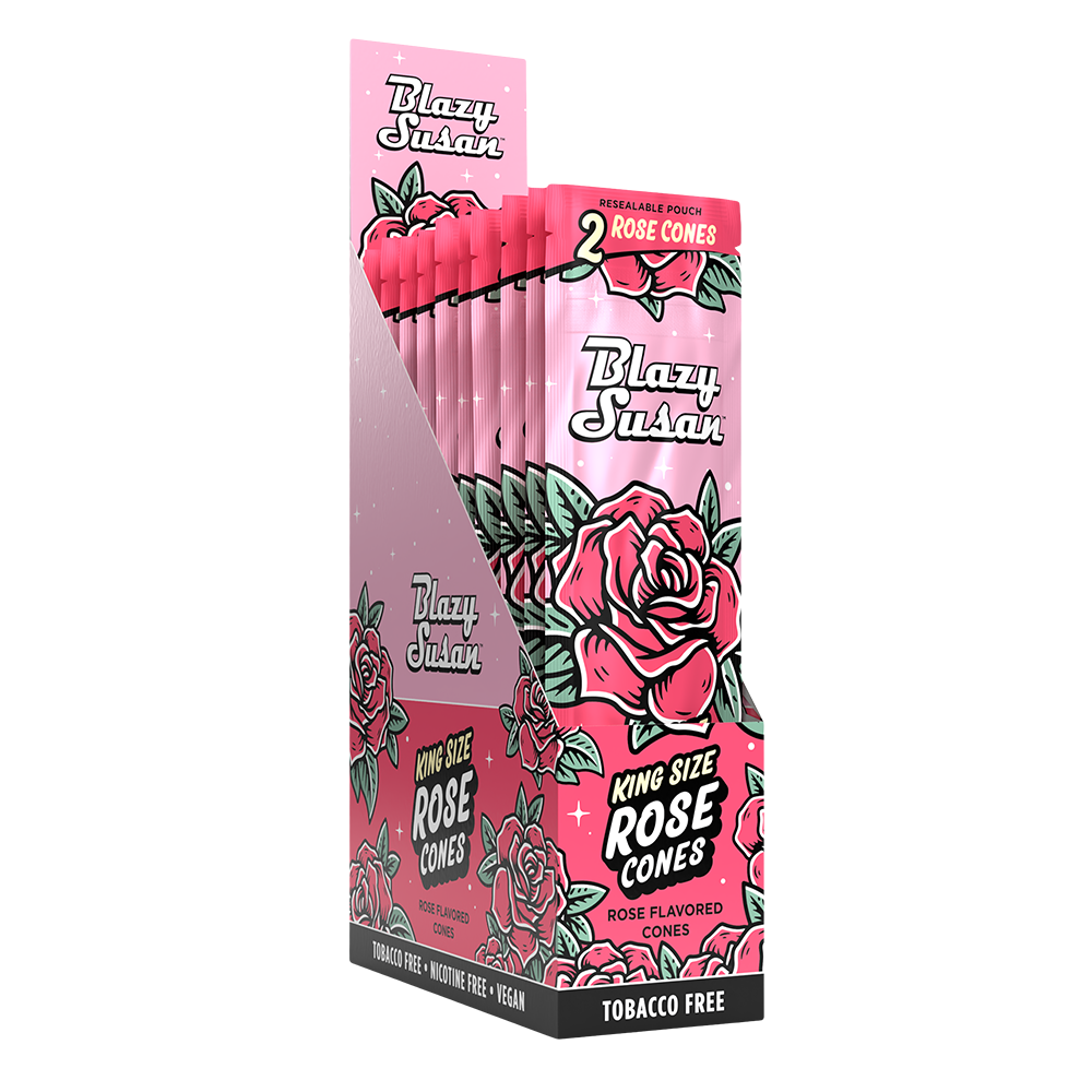 Blazy Susan King Size Pre-Rolled Rose Cones