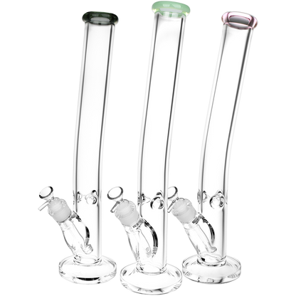 Classic Bent Neck Glass Straight Tube Bongs