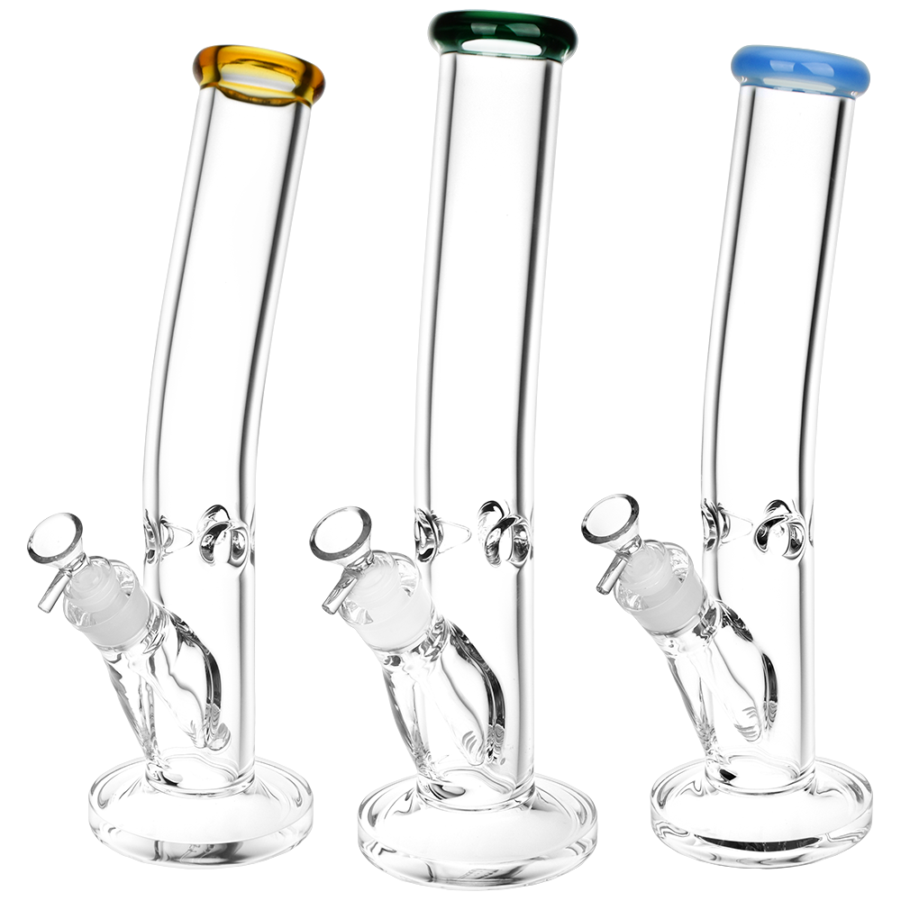 Classic Bent Neck Glass Straight Tube Bongs