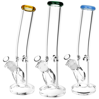 Classic Bent Neck Glass Straight Tube Bongs