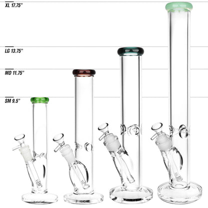 Classic Glass Straight Tube Bongs