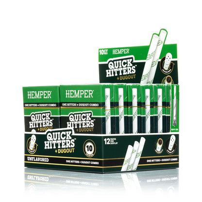 Hemper Quick Hitters Dugout 10-Packs | Natural - 12ct Display