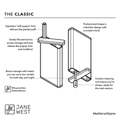 The Classic Dugout & One-Hitter Pipe