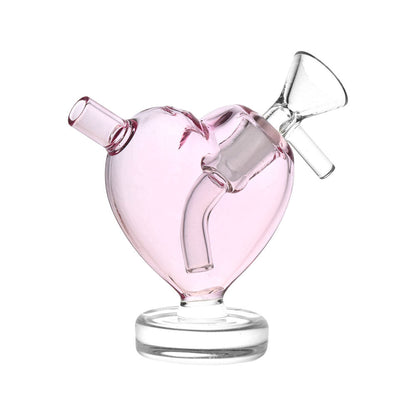 Pink Heart Mini Bubbler