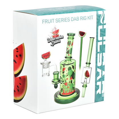 Pulsar Fruit Series Watermelon Zkittles Dab Rig Kit