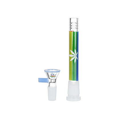 Pulsar Rainbow Pride Glass Beaker Bong