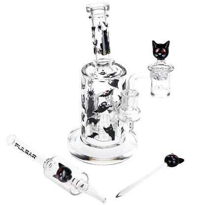Pulsar Superstitious Kitty Glow Dab Rig Kit