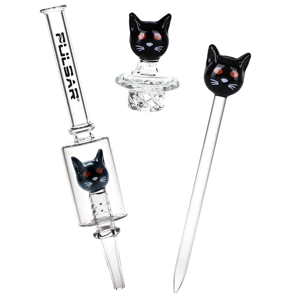 Pulsar Superstitious Kitty Glow Dab Rig Kit