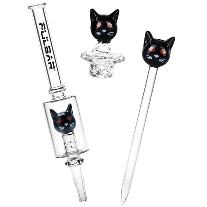 Pulsar Superstitious Kitty Glow Dab Rig Kit