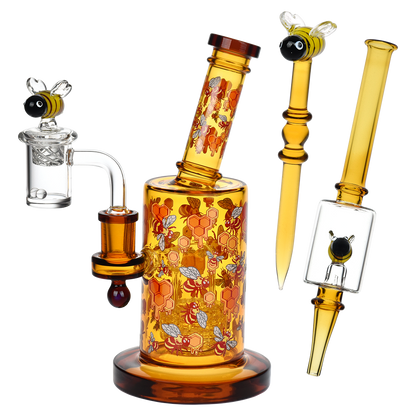 Pulsar UV Glow Bees Dab Rig Kit