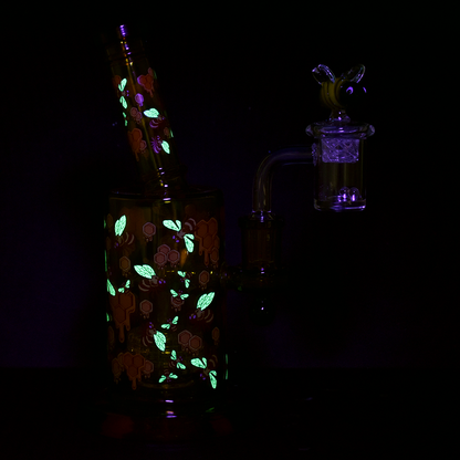 Pulsar UV Glow Bees Dab Rig Kit