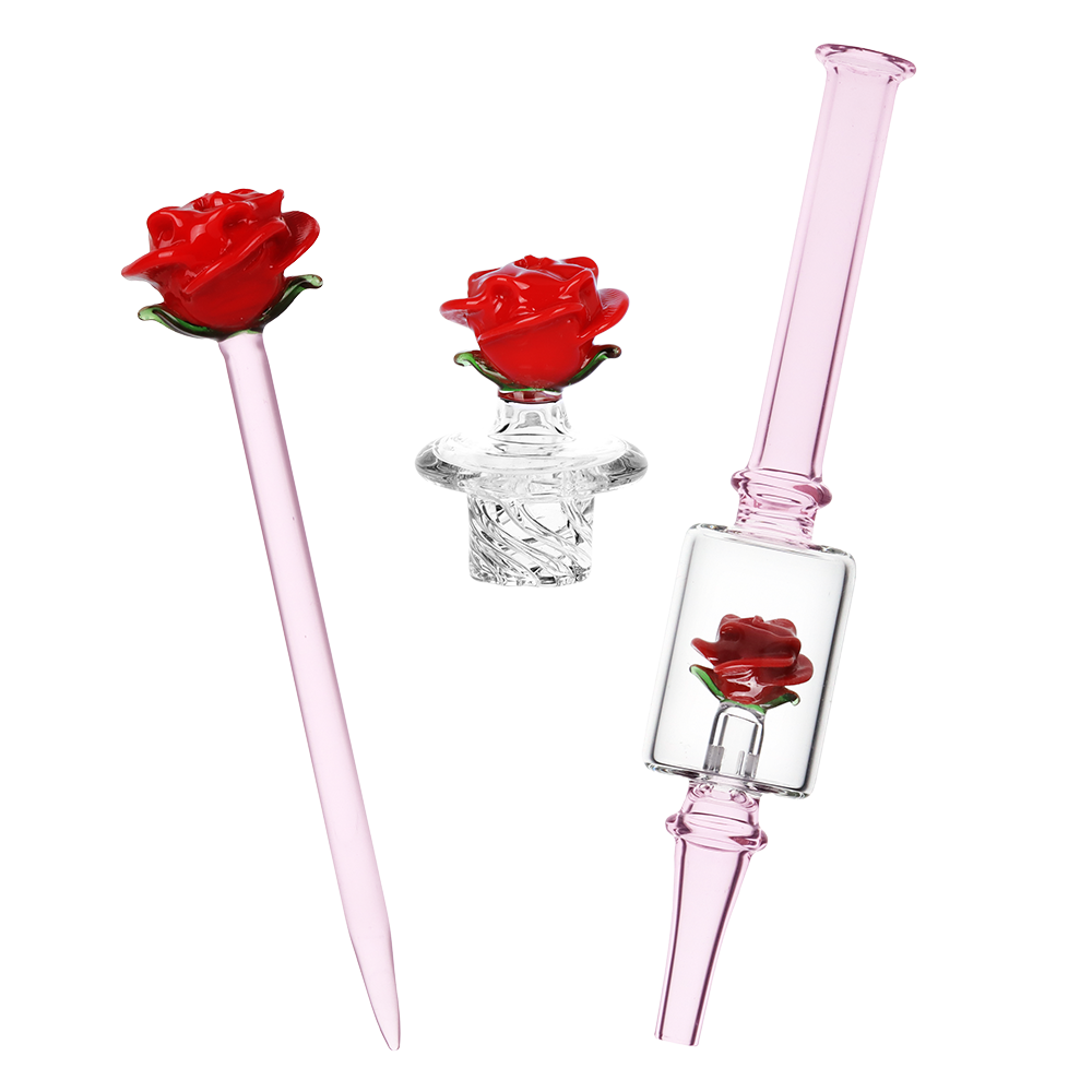 Pulsar Valentines Rose Dab Rig Kit