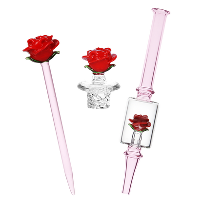 Pulsar Valentines Rose Dab Rig Kit