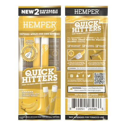 Quick Hitters Banana - Flavored One Hitter 2 Pack